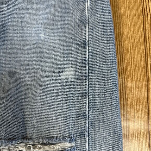 Levis‎ 501 Jeans Mens 36x34 Blue Light Wash Straight Leg Fit Button Fly - Picture 14 of 16